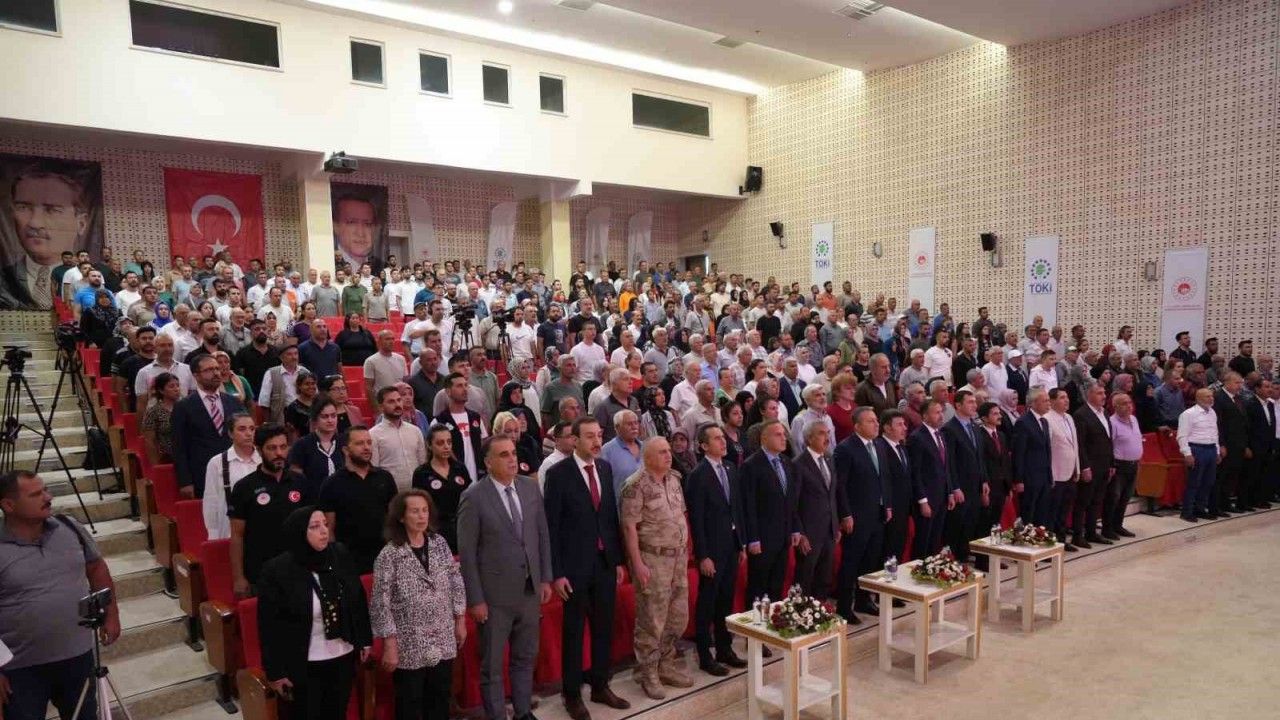 Kilis’te 930 sosyal konutun kurası çekildi