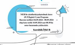 Karabük’te İşgücü Uyum Programı başvuruları başladı