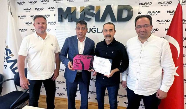 MÜSİAD Finansal Hizmetler ve Eğitim Sektör Kurulu Başkanından Muğla MÜSİAD’a ziyaret