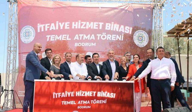 Bodrum itfaiye hizmet binasının temeli atıldı