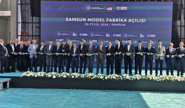 Türkiye’deki 10’uncu ‘model fabrika’ Samsun’da açıldı