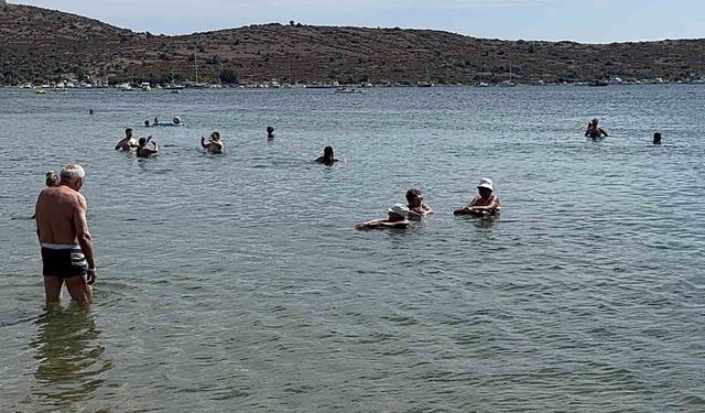 Yerli turistlerin tatil keyfi bitti, yabancıların Bodrum’daki eğlencesi devam ediyor