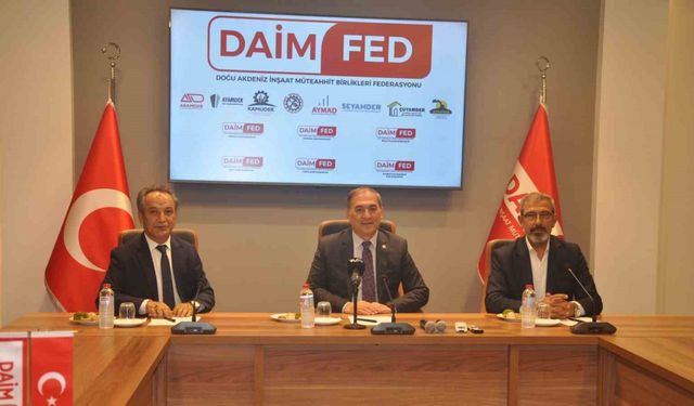 DAİMFED Genel Başkanı Karslıoğlu: "En önemli projemiz Beton Deney Laboratuvarı"