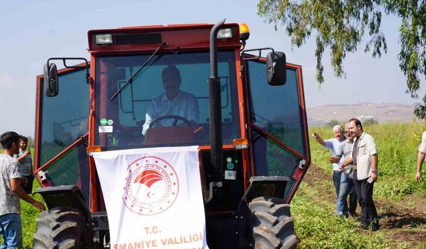 Yer fıstığının başkenti Osmaniye’de hasat başladı