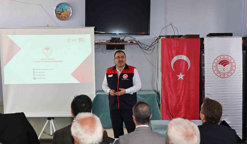 Denizli’de 19 ilçede eş zamanlı çiftçi bilgilendirme toplantısı yapıldı