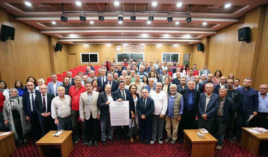 Zeytin hasadı öncesi sektör temsilcileri bilgilendirildi